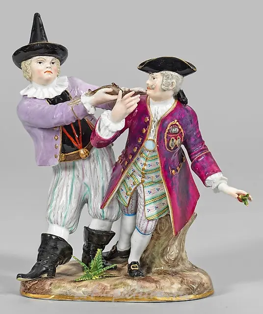 Figure group "Court Jester Frohlich and Schmiedel"