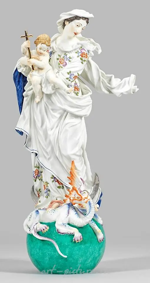 Great Meissen figure of "Maria de Victoria"