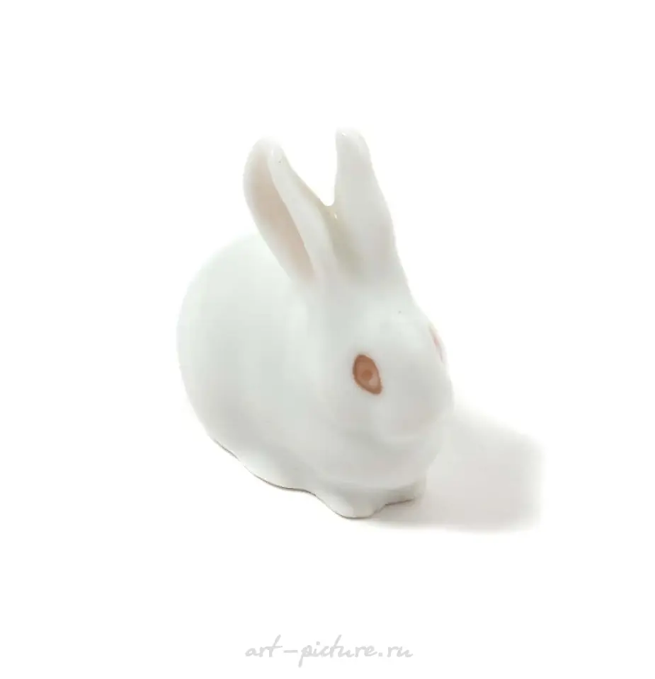 Porcelain figure "Rabbit." Royal Copenhagen, 1898-1923.