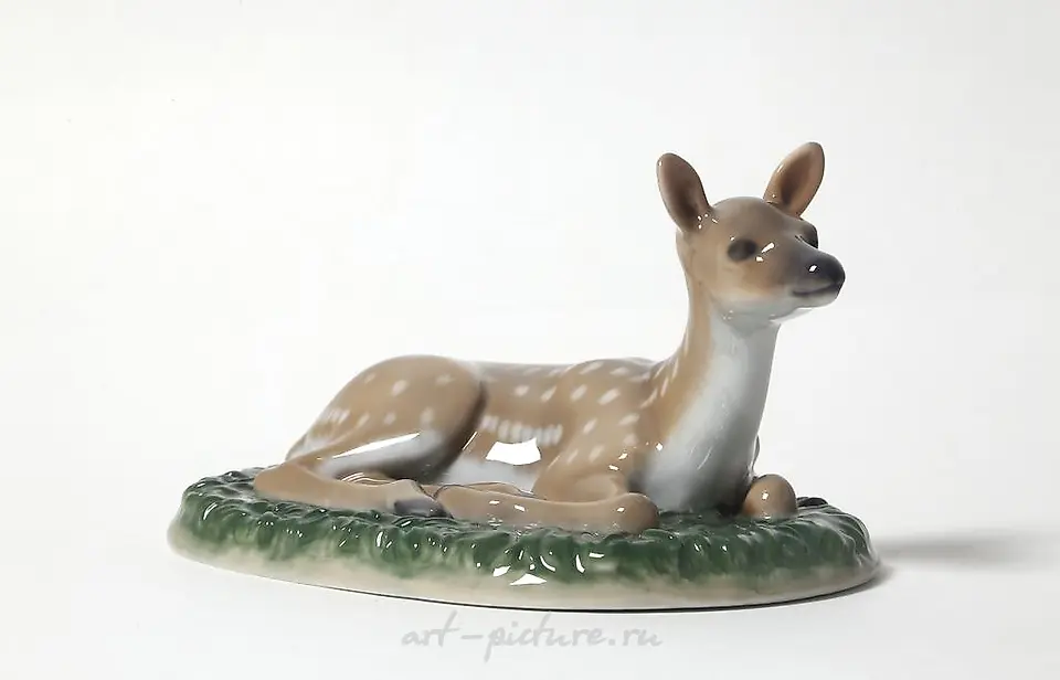 Fawn. Denmark, Copenhagen, Royal Copenhagen