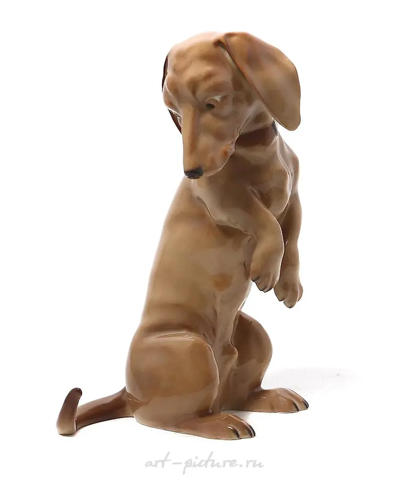 法硬陶 figura " dachshund"。 Rorstrand