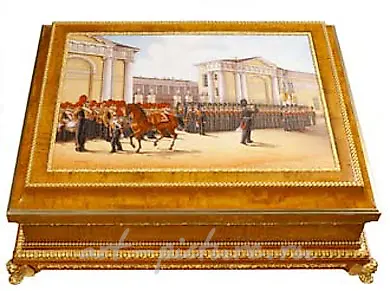 Cigar storage box, porcelain plastic, workshop of Lada Bystritskaya.