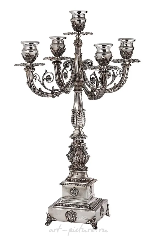 Подсвечник Anna Pavlova, Faberge, Фаберже, серебро
