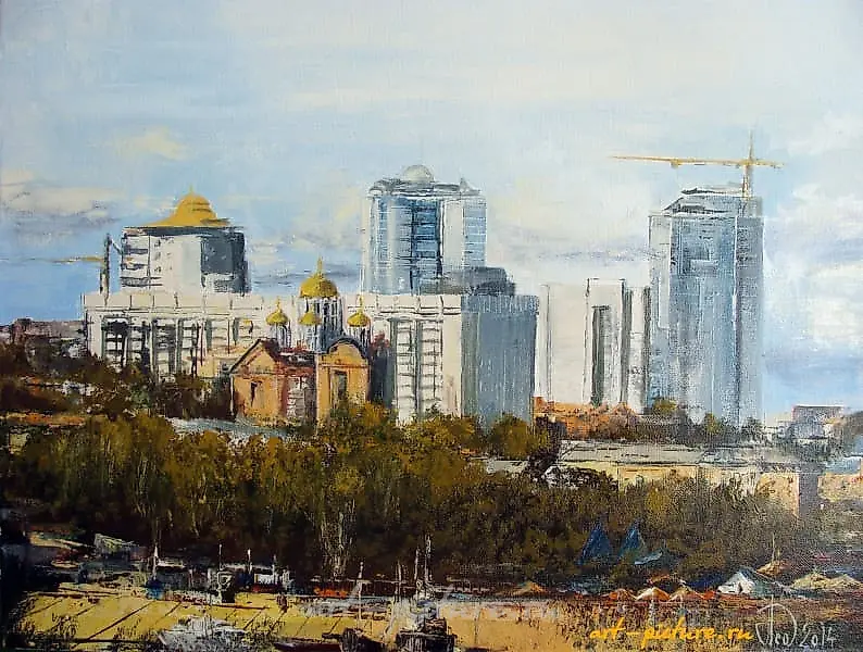 Самара акрил,холст