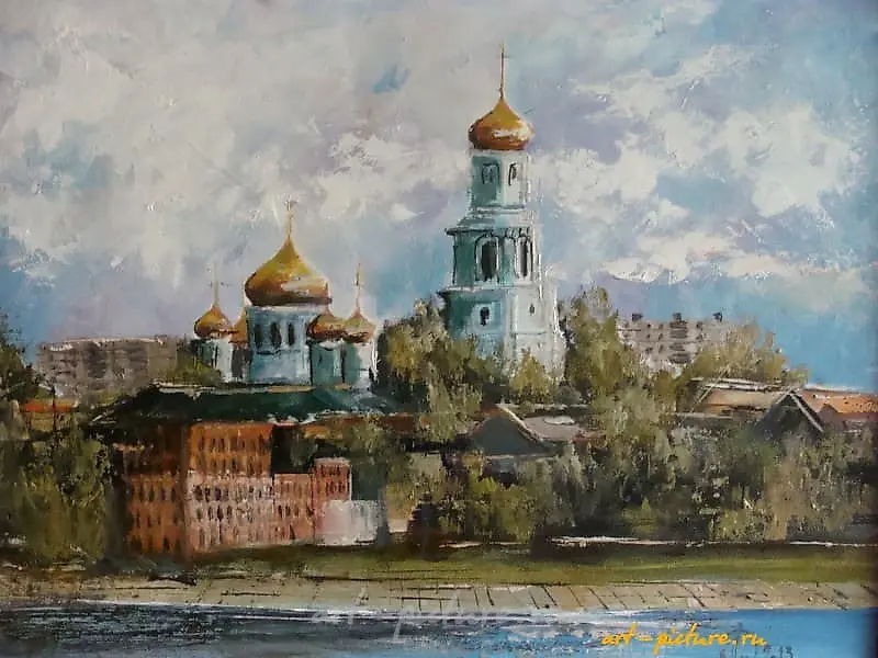 Казанский собор масло,холст