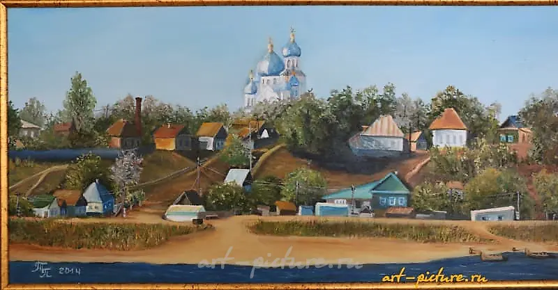 Никольское на Волге холст,масло 