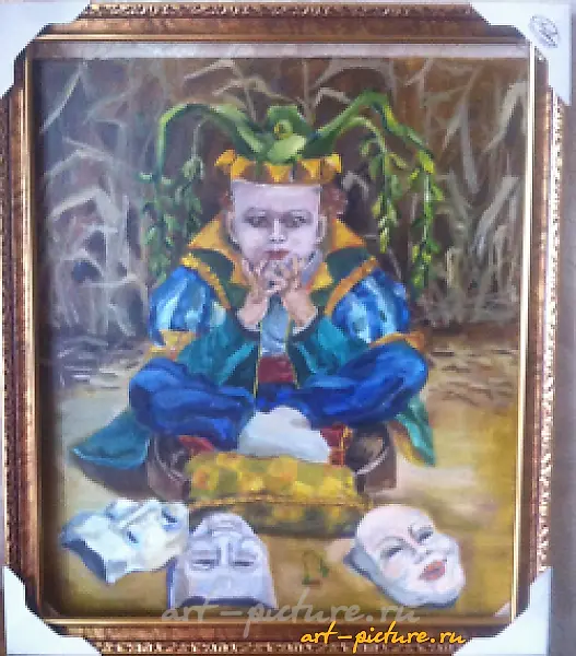 Маски масло,холст 