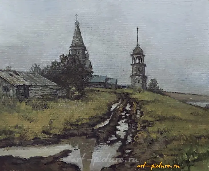 Церковь Вознесенская Холст/Масло 