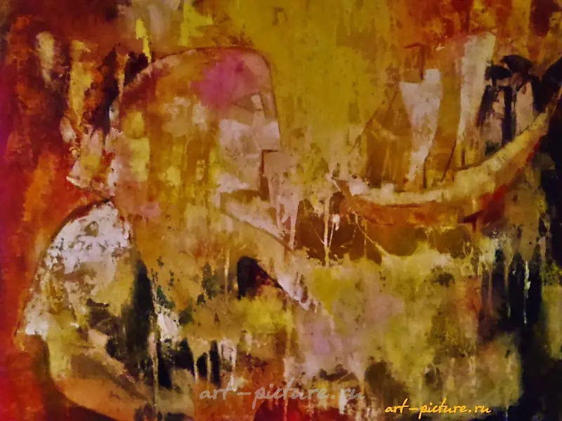 The translation of "Воспоминания масло, холст" into English is "Memories oil, canvas."