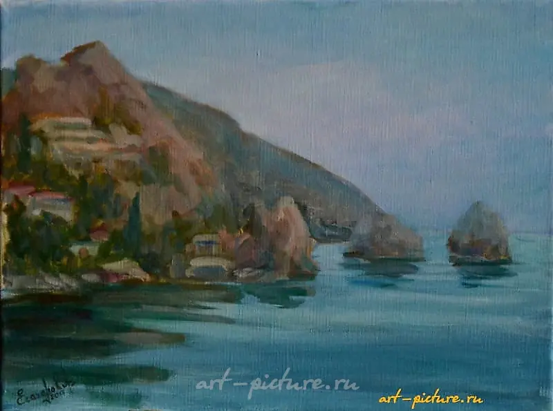 Вечерний этюд холст, масло 