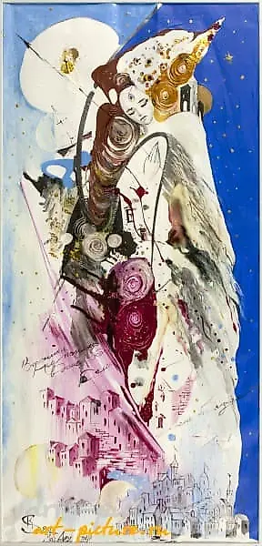 Мой Друг, Птица  (Bird, a Friend of Mine ) бумага, акрил, чернила (paper, ink, acrylic paints) 