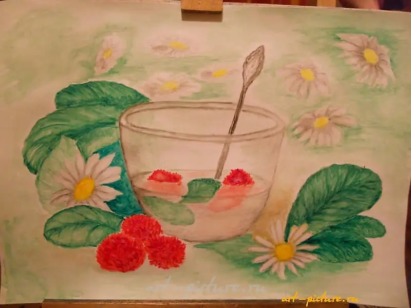 The text "Чай" translates to "Tea" in English.