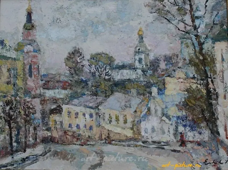 Смоленск. Благовещенская ул. Холст, масло. 60 х 80 см