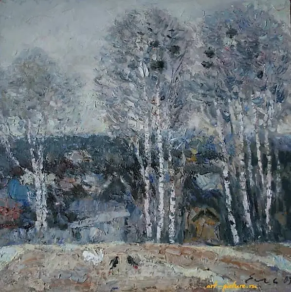 Весна. Холст, масло. 60 х 60 см