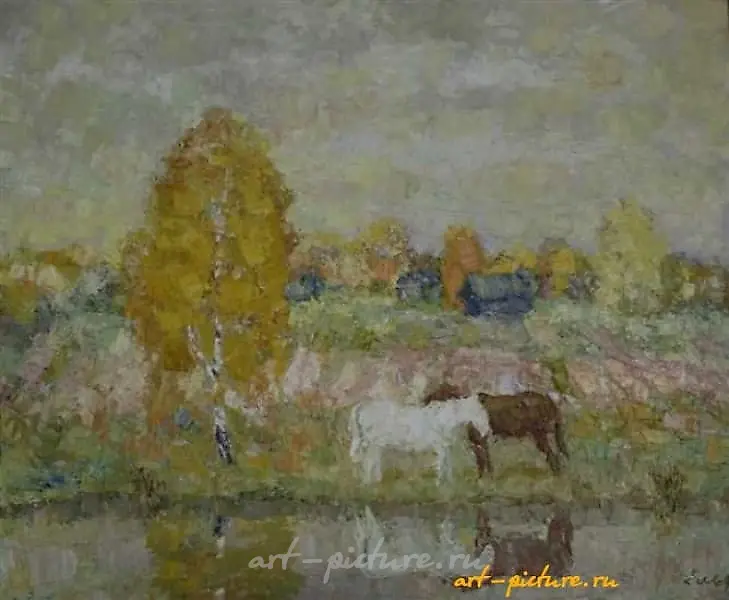 Бабье лето. Холст, масло. 70 х 90 см