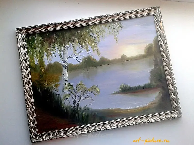 Рассветная тишина масло, холст 