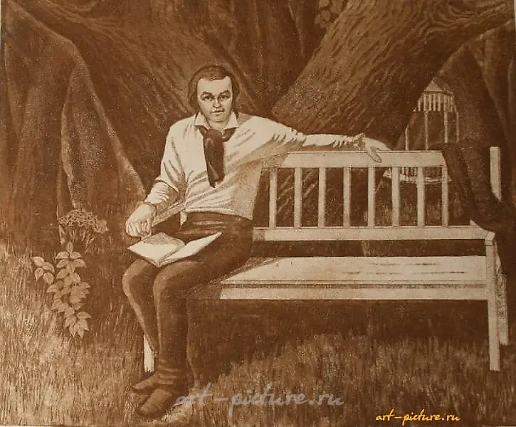 Т.Г. Шевченко в Седневе (из серии).