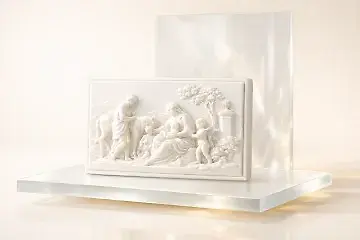 Рельеф по фарфору