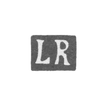 Mr. Rosenthal L. Riga, initials LR, 1897-1936.