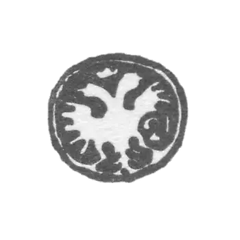Moscow City Clay 1721 "Twice Eagle with Number 21"