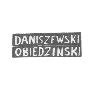 克雷莫·达尼舍夫斯基 - 维尔诺 - “DANISZEWSKI”OBIEDZINSKI - 1860-1861年