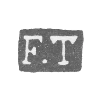 克莱莫大师蒂安德·弗雷德里克 - 列宁格勒 - “F.T”的首字母