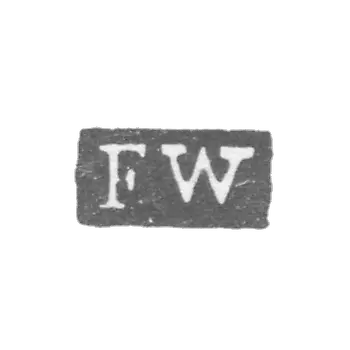 克莱莫大师温纳斯特雷姆·奥洛夫 弗雷德里克 - 列宁格勒 - “FW”的首字母