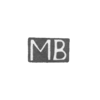 Claymo of an unknown master - initials of the MV - 1867.