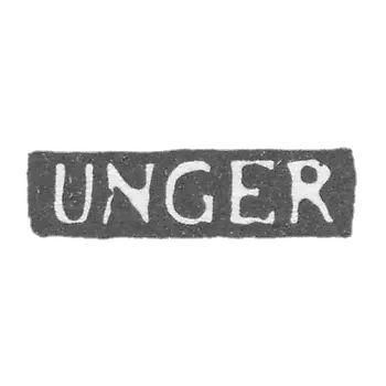 克莱莫·乌尔格·赫尔曼·戈特利布 - 列宁格勒 - UNGER 的首字母
