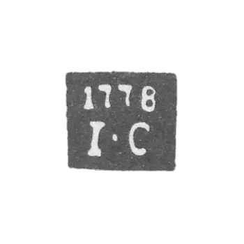 Kleimo, unknown test master Kiev, I-C initials 1778