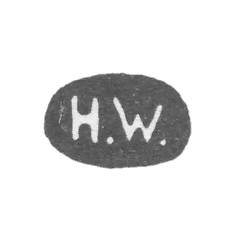 维格斯特姆·亨利克大师克莱莫 - 列宁格勒 - “H.W”的首字母