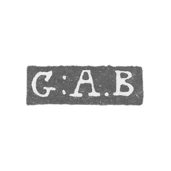 克莱莫大师伯恩斯特伦·古斯塔夫·阿布拉姆 - 列宁格勒 - 首字母“G:A.B”
