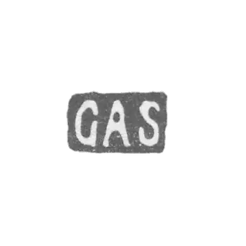 Claymo Master Zolman Gustave Alexander - Leningrad - initials of GAS.
