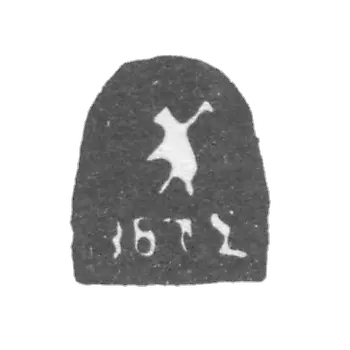 Городское клеймо Ярославля 1872 г. "Медведь"