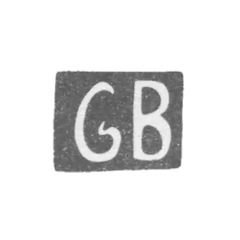 Claymo of an unknown master Leningrad - initials "GB" - 1789.