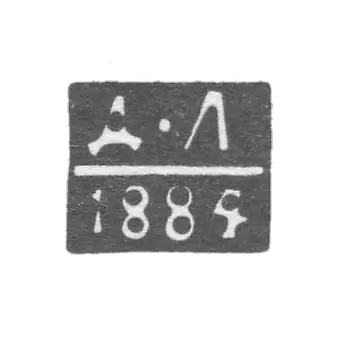 Claymo of an unknown Rigi probe - D-L initials 1884-1885.