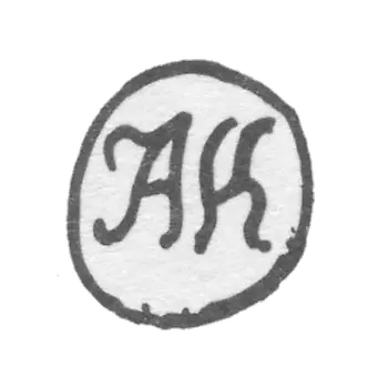 科洛托申大师阿列克谢·费奥多罗夫 - 雅罗斯拉夫尔 - 1842-1876年“AK”的首字母。.