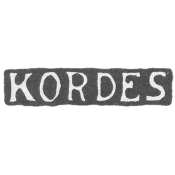 Claymo Master Cordes Alexander - Leningrad - KORDES initials