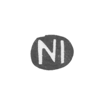 Клеймо неизвестного мастера Киева - инициалы "NI" - 18 век