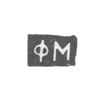 The stigma of the master Mikhailovsky Fedor Grigoryevich - Kyiv - initials "FM" - 1824 - mid -19th century