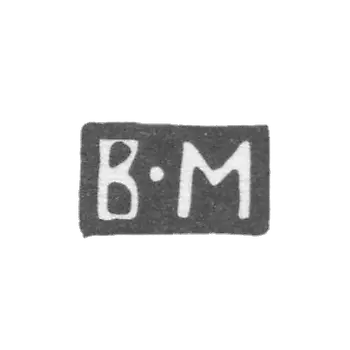 Klemo, unknown master of Moscow, initials of V-M, 1766-1793.
