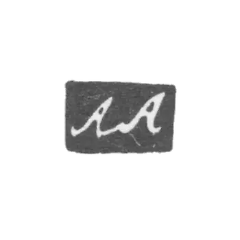 Claymo Master of Astrachants Andrei - Moscow - initials of AA - 1821-1845.