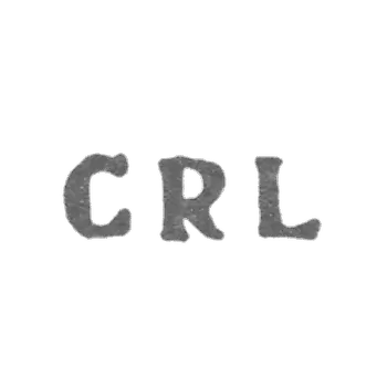 克莱莫大师林克·卡尔·雷恩戈尔德 - 列宁格勒 - “CRL”的首字母
