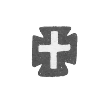 City stigma Tallinn around 1780 "Cross"
