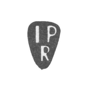Claymo of an unknown master of Kiev, the initials of the IPR, the mid-century of the 18th century