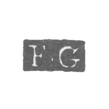 Claymo of an unknown master Leningrad - initials of F.G - 1834-1858.