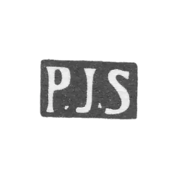 Claymo of an unknown master Leningrad - initials of P.J.S. - 1886-1908.