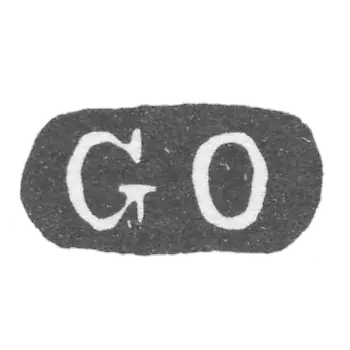 奥克布隆·古斯塔夫·马格努斯的印记-列宁格勒-首字母“GO”。
