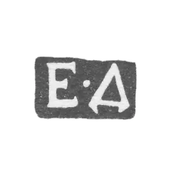 1792-1798年,莫斯科未知大师的克莱莫 - 首字母“E-D”.