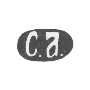 Claymo Master of Agafons Sergei Ivanovich - Moscow - initials of S.A. - 1870-1897.